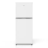 TCL 10.1 Cu Ft Double Door Refrigerator with Freezer in White, Frost Free Energy Efficient Fridge for Dorm, Apartment, Kitchen, Garage & Office