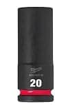 Milwaukee 1/2 inch Hex 20 mm Long Shockwave Socket