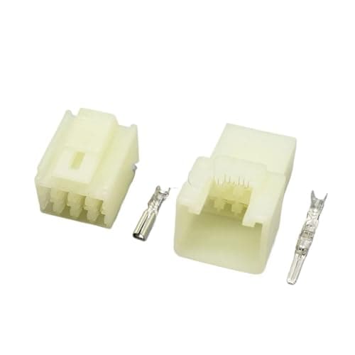 AICNRUT 1-20Kits 8 Pin 6090-1021 6090-1051 Series 2.3mm(090) Female Male Electrical Wire Connector for Car (Male Female Set,20Sets)