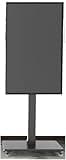 LBAawxe 32-65 Inch Mobile TV Cart on Wheels - Horizontal and Vertical Screen Rotation Rolling TV Stand, Up to 100kg