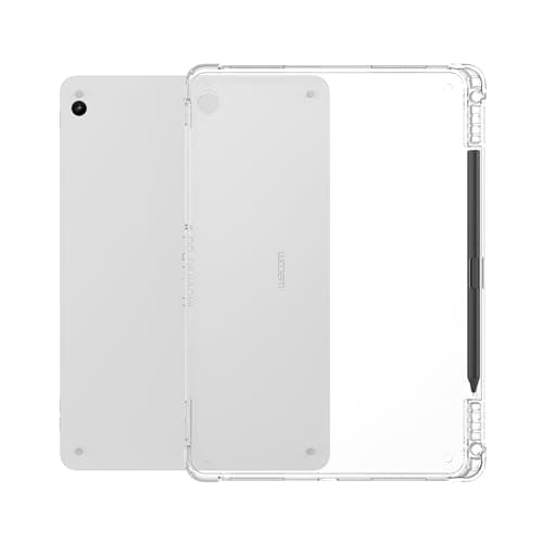 BOZHUORUI Clear Case for Wacom MovinkPad 11 Android Tablet,Ultra Thin Clear Flexible Transparent TPU Skin Bumper Back Cover Shell with Pen Holder