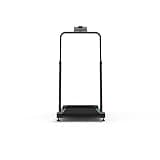 HILLO Quiet Walking Pad Treadmill with Incline Handle Bar, Green Black