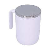 Pssopp Auto Self Mixing Cup 360ml Temperature Sensing No Battery Smart Hot Beverage Blender for Coffee Tea Hot Chocolate with 304 Stainless Steel Liner
