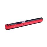 Portable Scanner, Document Scanner Portable Handheld, 900DPI Mobile HD Color A4 Book Photo, Supports JPEG and CPF Formats to Improve Efficiency(Red)