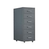 File Cabinet Thickened Cold-Rolled Steel Chest of Drawers 6 Layers of Large-Capacity Storage Cabinets Office File Cabinets Multifunctional Data Organizing Cabinet Filing Cabinets(G