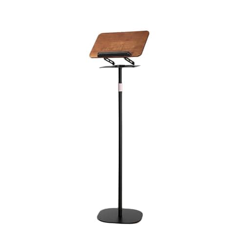 Adjustable Floor Stand with Rotating Base for Reading, Tablets, and Laptops Black Adjustable 51-119cm