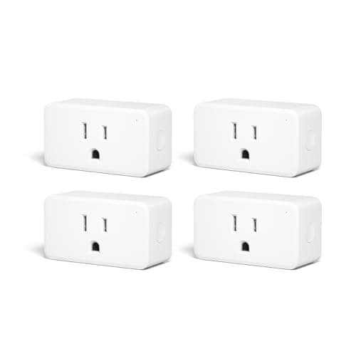 THIRDREALITY Smart Plug Gen3 4 Pack,Precise Real-time Power Meter,15A Outlet, Enhanced Zigbee Repeater,ETL Certified,ZigBee Hub Needed,Work with Home Assistant,Compatible Echo Devices and SmartThings