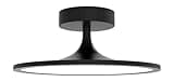 Alora Mood SF418012MB ISSA Semi Flush, LED, Matte Black