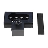 Anti-Theft Video Doorbell, No Drill Steel Bracket 1/2/3, 360° Security Clamp Apartment Office, Black