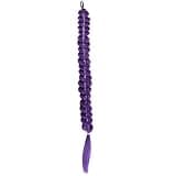 Halloween Purple Ponytail Extensions 31 Inch Costume Cosplay Tie Pre-styled Synthetic Long Pre Braiding Hair for Costume Cosplay Wig Accessories