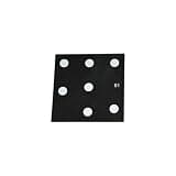 408Pcs 7-Points 3D Scanning Markers/Dots/Stickers, 3D Scanner Magnetic Coding Point for Easier Scanning for Complex Details