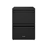 Thor Kitchen 24 Inch Undercounter Built-In or Freestanding Drawer Refrigerator – Black | Gordon Ramsay Series