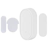 Wireless Magnetic Door and Window Sensor, 433mhz Smart Home Alarm Detector for Doors, and Drawers