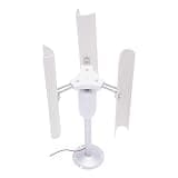 Vertical Axis Wind Turbine Generator for Teaching, 20W 3-Blade, Low Noise