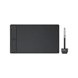 HUION Inspiroy 2 Medium Drawing Tablet with Scroll Wheel 8 Customized Keys Battery-Free Stylus 60° Tilt Support for Digital Art, Design, Sketch, 9x5inch Graphics Tablet, Black