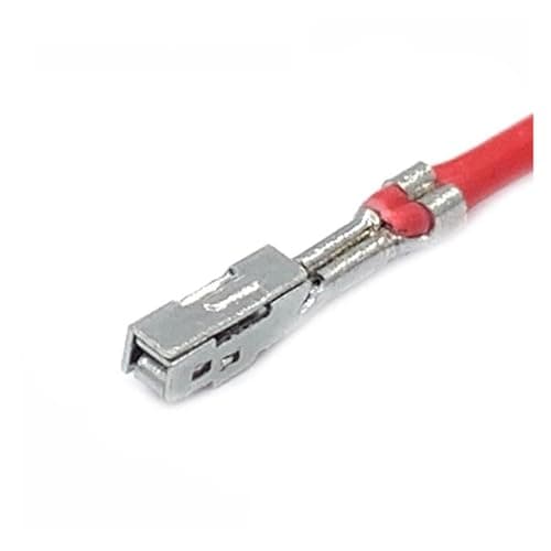 10 Pcs Car Crimp Terminal Electrical Connector Plug Mental Splice Pin Loose Wire for 316836-1 316838-1(with Wire,10 Pcs)
