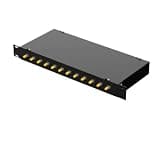 12 Port Optical Fiber Terminal Box SC/FC/ST/LC Air-Cold-Rolled Steel Full Load Enclosure for Data Center Networks(12 Mouth ST)