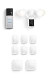 Ring Battery Doorbell Plus (newest model), Nickel Silver with Floodlight Cam, Wired (newest model), White, Window & Door Sensor 6-Pack, and Motion Detector 2-Pack