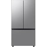 Samsung 24 Cu. Ft. Bespoke Counter Depth 3-Door French Door Refrigerator with AutoFill Water Pitcher, Stainless Steel, RF24BB6200QLAA
