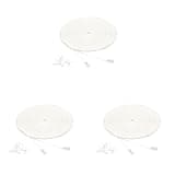 Amazon Basics Cat 6 Ethernet RJ45 10Gbps Flat Network Cable, 100ft Snagless with Gold-Plated Connectors, Outdoor & Indoor Solid Patch Cord with Clips for Router, Modem, Gaming, Computer, White