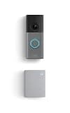 Ring Wired Doorbell (newest model), Speckled Gray with Chime (newest model), White