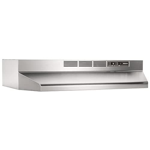 Broan-NuTone 414204 Non-Ducted Under-Cabinet Ductless Range Hood Insert, 42-Inch, Stainless Steel