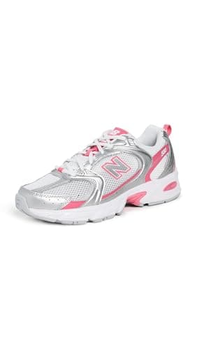 New Balance Unisex 530 Silver Metallic/Dragon Berry (Men 5.5 Medium Women 7 Medium)