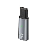 LISI 4.3V Type-C Shaver Adapter Charging Converter Compatible with Philips One Blade QP2520 QP2620 QP2515 QP2510 Charging Indicator(Gray)
