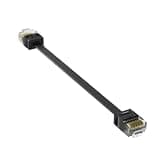 OEOZTELKT Cat6 Flat Ethernet Cable Short UTP 32 AWG 0.1-1.5M Boot Rj45 Patch Cord Network for PC PS5/4 Network LAN Cord(1m)