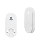 YXYFDCL Home Doorbell Long-Distance Wall Piercing Ringtone LED Light Intelligent