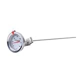12 Inch Stainless Steel Cooking Thermometer, Adjustable Clip, 0-300℃ Range - Food Grade Material, Large Easy - Read Display, Ideal for Deep Frying and Home Brewing