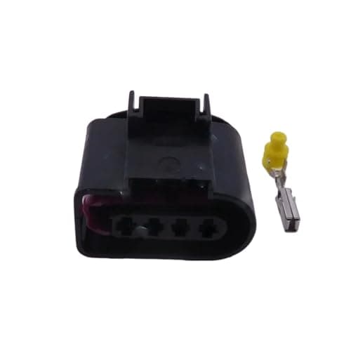 automotive wire connectors 1/5/10 Pcs 4 Pin 4D0971994 Automotive Socket Electrical Wiring Harness Socket Conector Car maintenance(Female with Pin,1pcs)