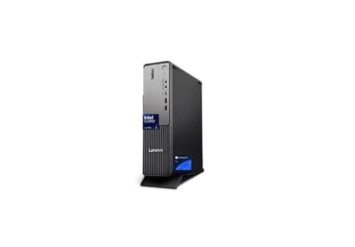 Lenovo ThinkCentre Neo 50s Gen 6, Intel Ultra 5 225, 16GB DDR5, 512GB SSD, Wi-Fi 6, Business SFF AI Desktop, DP, HDMI, Wired Keyboard & Mouse, RJ45,Win 11 Pro - Black,No Optical Drive