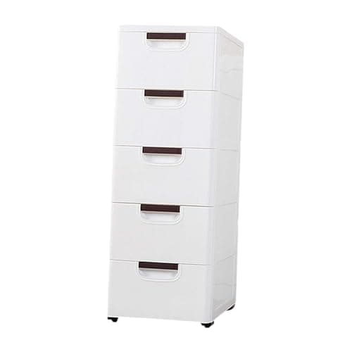 WeiLaiKeQi Storage Cabinet, Cabinet, 5 Drawer Rolling File Cabinet, 5 Drawers Chest