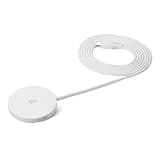 Amazon Basics 25W Qi2.2 Certified Wireless Charging Pad, MagSafe Compatible for iPhone 17/16/15/14/13/12, Magnetic Compatible for Android, Google Smartphones, White (Adapter Not Included)