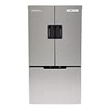 NORCOLD N15DCSS Refrigerator; Dual Compartment 3 Door Refrigerator With Freezer; Permanent; 15 Cubic Foot; 32-3/4 Inch Width x 24 Inch Depth x 63-5/16 Inch Height; 6.5 Amp Draw At 12 Volt DC
