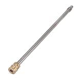 Drfeify Pressure Washer Extension Bar 40.5CM, Durable Stainless Steel Wand for Professional Cleaning, Compatible with Most Pressure Washing Machines