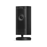 Like-New Ring Stick Up Cam Pro Battery | Two-Way Talk with Audio+, 3D Motion Detection with Bird’s Eye Zones, and 1080p HDR Video & Color Night Vision (2023 release), Black