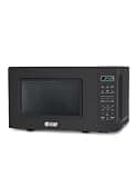 Commercial Chef 0.7 Cu. Ft. Countertop Microwave Oven, Touch Controls with Digital LED Display, 700W Small Microwave with 10” Turntable Plate, Push Button Door, 10 Power Levels, CHM7MB, Black