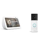 Amazon Echo Show 5 Smart Display with 5.5" Screen + Ring Battery Doorbell with Retinal 2K & 6x Enhanced Zoom Bundle