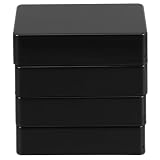 OATIPHO 4 Pcs Portable Plastic Enclosure Box Abs Small Safe Storage Container for Jewelry and Small Valuables, for Travel and Daily Use, Hidden Secure Storage