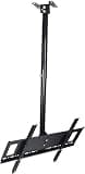 TV Bracket, Ceiling TV Mount, Adjustable Height Telescoping Tilt and Swivel TV Bracket, TV Pole Holds Up to 82lbs/37.5kg, Max VESA 600x400mm TV Mount TV Stand