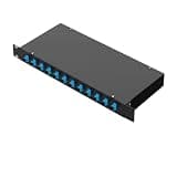 12 Port Optical Fiber Terminal Box SC/FC/ST/LC Air-Cold-Rolled Steel Full Load Enclosure for Data Center Networks(12 Mouth SC)