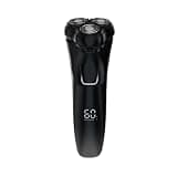 Oryzon ProCut – Precision Men’s Shaver with 4D Blades, Waterproof Wet/Dry Use, Pop-Up Trimmer, LED Display & 60-Min Battery (Black)