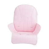 Fonowx High Chairs Seat Cover Dining Chair Cushion Booster Chair Mat PU Leather Soft Waterproof Down Suitable for Travel Home Use Kids Feeding, Pink