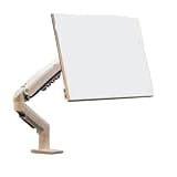 Monitor Stand Rotating Robotic arm(White)
