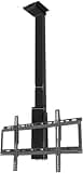 LNNW Adjustable Ceiling TV Mount Bracket, 360° Manual Rotation TV Lift, Fits 32-75 Inch Motorized TV Stand for Most LED LCD Flat Curved Screen TVs & Monitors