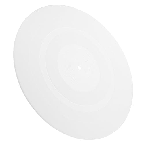 AKOOSY Silicone Vinyl Record Mat Static Turntable Slipmat for Record Players Reduces Vibration Scratch Replacement for Sound Diameter