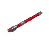 Telescopic Rod Extension Tube ，Compatible for Dyson V7 V8 V10 V11 V15 Sweeping Robot Vacuum Cleaner Household Replacement Accessories Part(Red-1pc)
