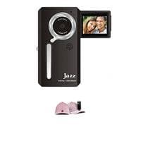Jazz Pocket DV152 Digital Camera/Camcorder, Bundle - with Hatcam HC10 Hat with Universal Mount, for Hands Free Video Recording - Pink
